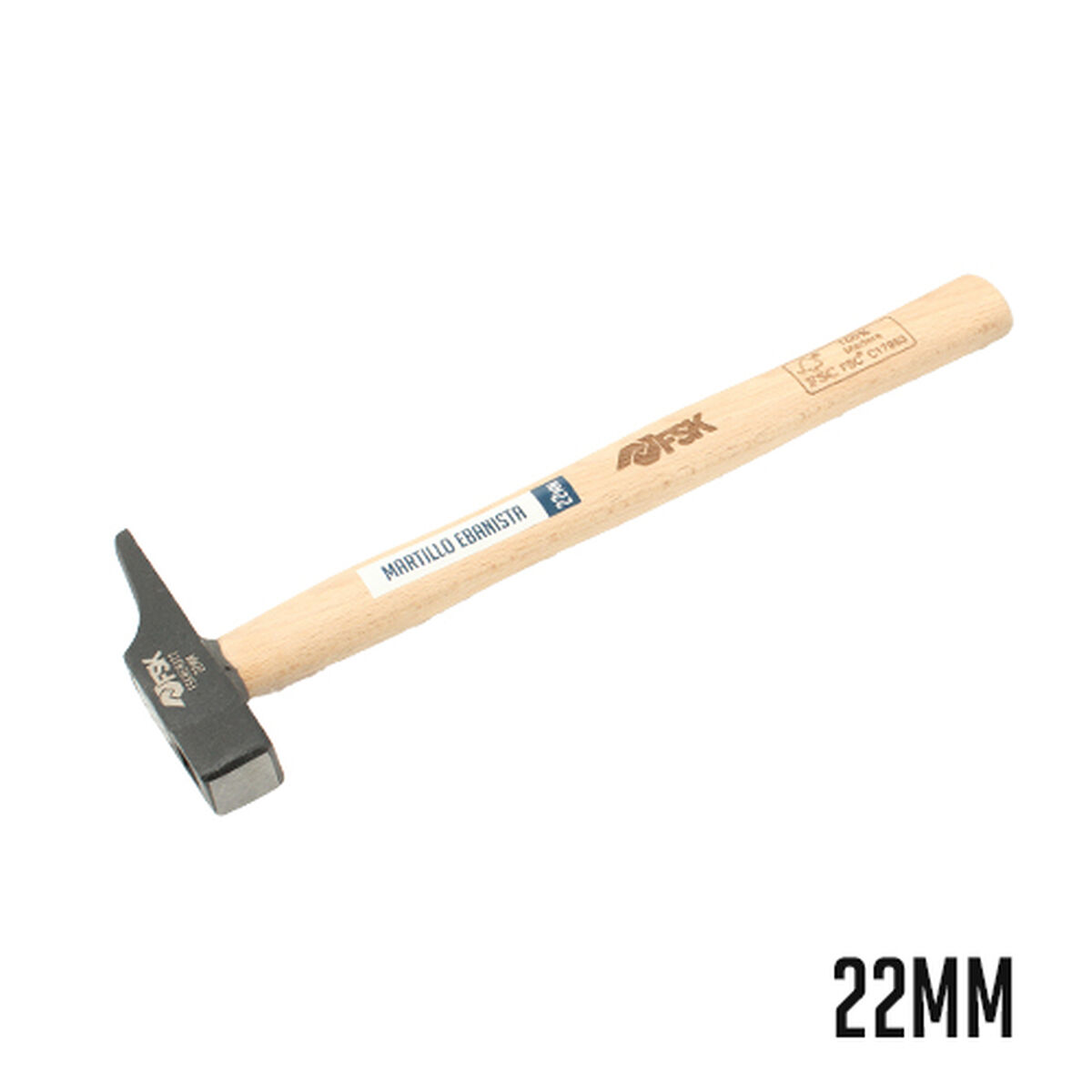 Stolarni čekić Ferrestock Ø 22 mm